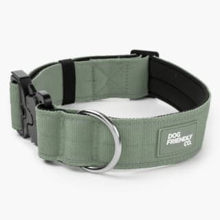 Dog Friendly Co. Premium Dog Tactical Collar - Large/Extra Large, Khaki