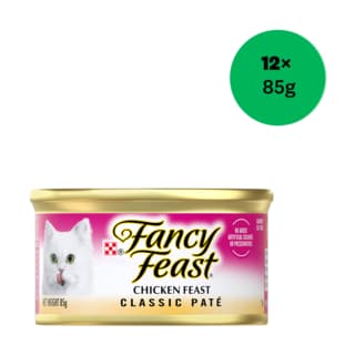 Fancy Feast Classic Pate Chicken Feast Wet Cat Food - 85g x 12