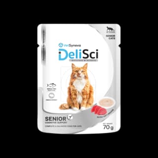 VetSynova DeliSci Senior 7+ Mousse Wet Cat Food - 70g