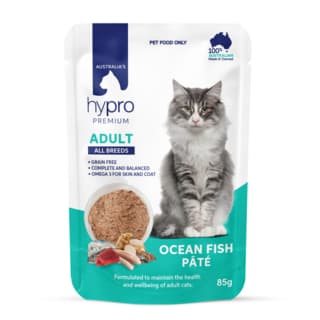 Hypro Premium Grain Free Adult Ocean Fish Pate Wet Cat Food - 85g