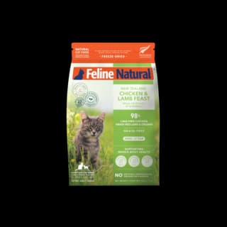 Feline Natural Chicken & Lamb Feast Freeze Dried Cat Food - 320g