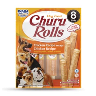 Inaba Churu Rolls Chicken wraps with Chicken Recipe Dog Treats - 96g