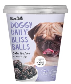 Olive's Kitchen Doggy Daily Bliss Balls Calm the Farm Dog Treats - 230g