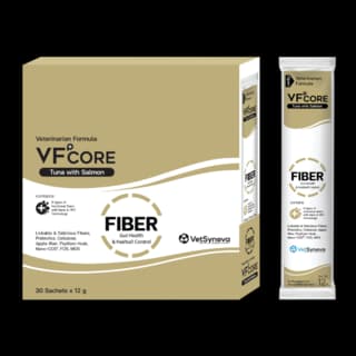 VetSynova VF+ Core FIBER Gut Health & Hairball Control Cat Supplement - 12g x 30