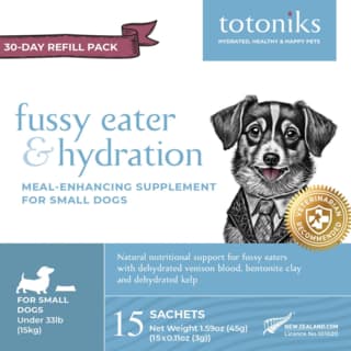 Totoniks Dog Fussy Eater & Hydration Refill Pack - Small Breed, 15 Pack