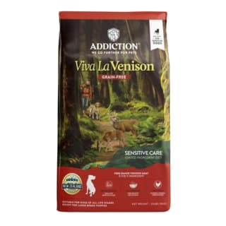 Addiction Grain-Free Viva La Venison Sensitive Care Dry Dog Food - 9kg