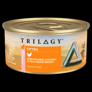 Trilogy Chicken in Bone Broth Kitten Wet Cat Food - 85g x 48