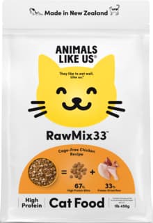 Animals Like Us RawMix33 Cage-Free Chicken Dry Cat Food - 450g