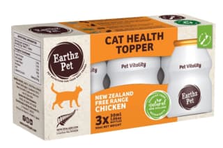 Earthz Pet Chicken Gravy Cat Health Meal Topper - 3 Pack