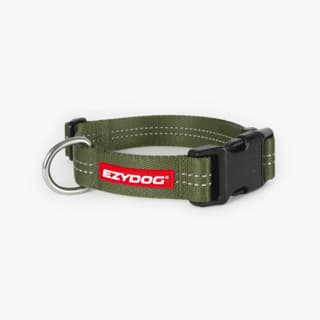 EzyDog Essential Adjustable Collar - Extra Large, Green