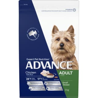 ADVANCE Adult Small Breed Chicken & Rice Dry Dog Food - 3kg