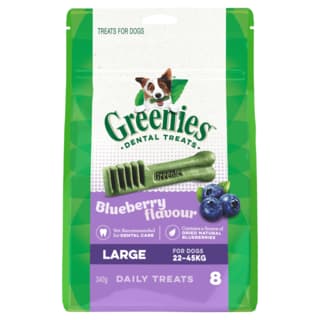 Greenies Blueberry Dental Dog Treats - Large