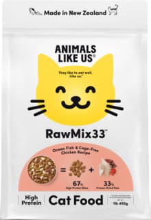 Animals Like Us RawMix33 Ocean Fish & Cage-Free Chicken Freeze Dried Cat Food - 900g (2x 450g bags)