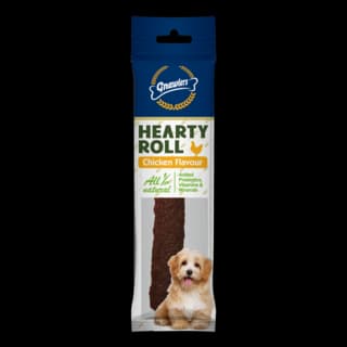 Gnawlers Hearty Roll Chicken Dog Dental Chew - 40g, Single