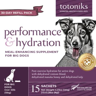 Totoniks Dog Performance & Hydration Refill Pack - Large Breed