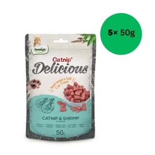 Dentalight Catnip & Shrimp Cat Treats - 250g (5 x 50g)