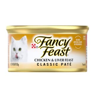 Fancy Feast Classic Pate Chicken & Liver Feast Wet Cat Food - 85g