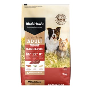 Black Hawk Grain Free Adult Kangaroo Dry Dog Food - 15kg