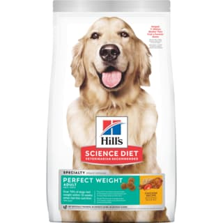 Hill's Science Diet Adult Perfect Weight Chicken Recipe Dry Dog Food - 11.3kg