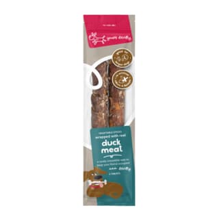 Yours Droolly Duck Wrapped Vegetable Stick Dog Treats - Large - 2 Pack