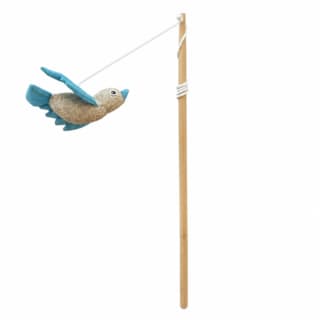 M-PETS Glow in the Dark Bird Wand Cat Toy - Assorted Colours