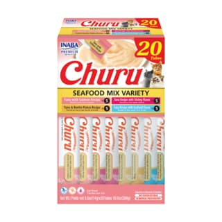 Inaba Churu Seafood Mix Variety Box Cat Treats - 20 Pack