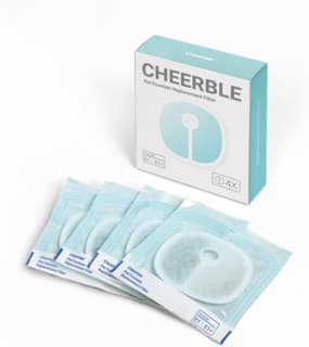 Cheerble E1/E1+ Cat and Dog Water Fountain Replacement Filters - 4 Pack