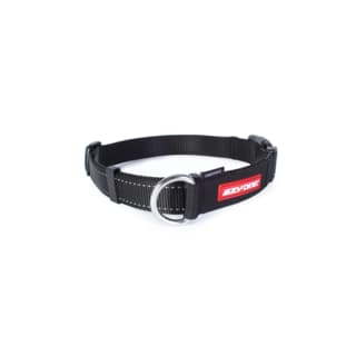 EzyDog Checkmate Dog Collar - Black, Small
