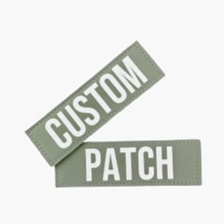 Dog Friendly Co. Premium Dog Custom Name Patch - Fits Extra Extra Small and Extra Small Harness, Khaki