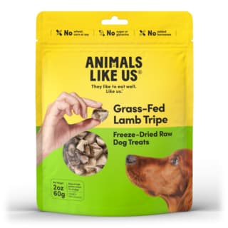 Animals Like Us Grass-Fed Lamb Tripe Freeze Dried Dog Treats - 60g