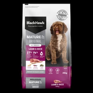Black Hawk Mature Lamb & Rice Senior Dry Dog Food - 20kg