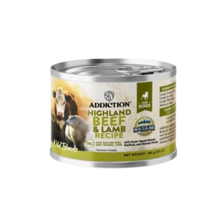 Addiction Wild Islands Highland Beef & Lamb Grain-Free Wet Dog Food - 185g x 24 (tray)