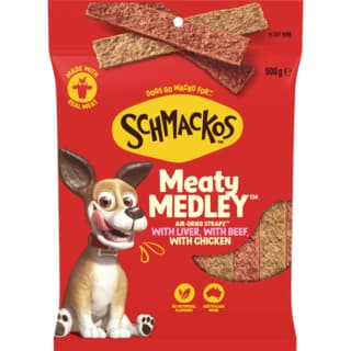 Schmackos Strapz Variety Pack Dog Treats - 500g