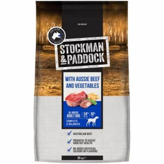 Stockman & Paddock Beef & Vege Adult Dry Dog Food - 20kg