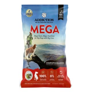 Addiction MEGA Adult Large Breed Grain-Free Multi Protein Dry Dog Food - 20kg