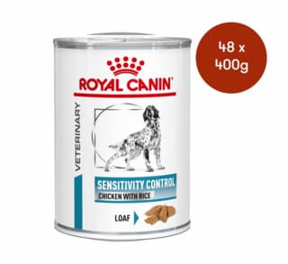 Royal Canin Vet Sensitivity Control Chicken & Rice Wet Dog Food - 410g x 48