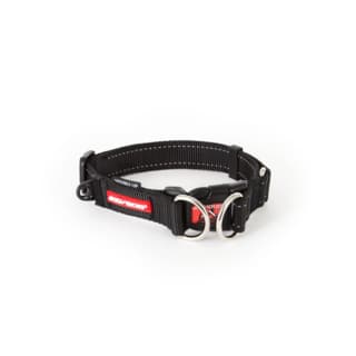 EzyDog Double Up Dog Collar - Medium, Black