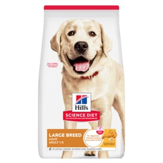 Hill's Science Diet Adult Light Large Breed Dry Dog Food - 24kg (2 x 12kg Bags)