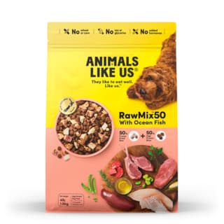 Animals Like Us RawMix50 with Ocean Fish Freeze Dried Dog Food - 1.8kg