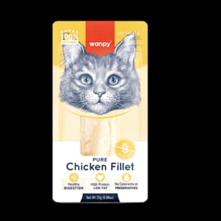 Wanpy Pure Chicken Fillet Treat For Cats - 25g