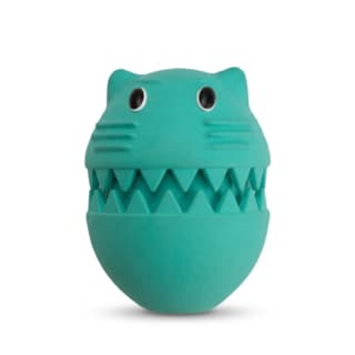 Pup & Purr Treat Monster Tough Dog Toy - Turquoise