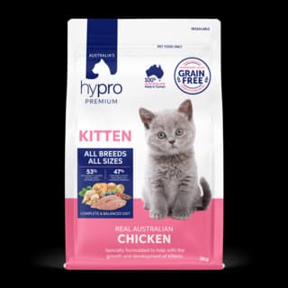 Hypro Premium Grain Free Kitten Chicken Dry Cat Food - 9kg
