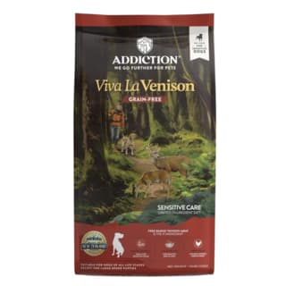 Addiction Grain-Free Viva La Venison Sensitive Care Dry Dog Food - 15kg