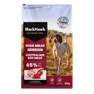 Black Hawk High Meat Australian Red Meat Recipe Dry Dog Food - 10kg