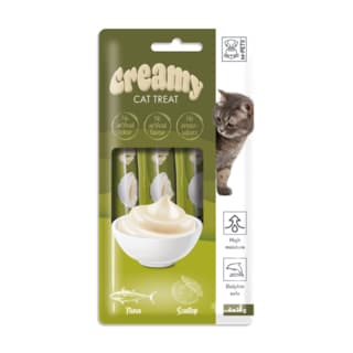 M-PETS Creamy Tuna & Scallop Cat Treats - 60g
