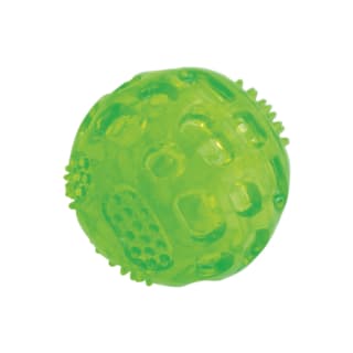 M-PETS Play Squeaky Ball Dog Chew Toy - Green