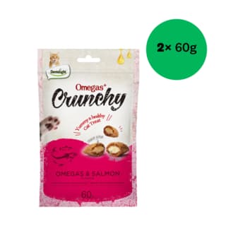 Dentalight Omegas & Salmon Cat Treats - 120g (2 x 60g)
