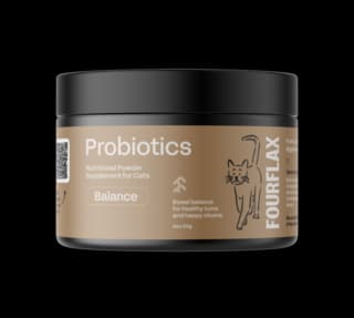 Fourflax Probiotics Cat Supplement Powder - 60g