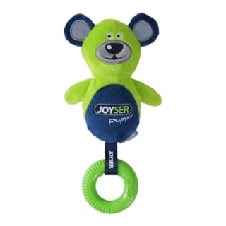 JOYSER Bear Ring Dog Toy - Green /Dark Blue