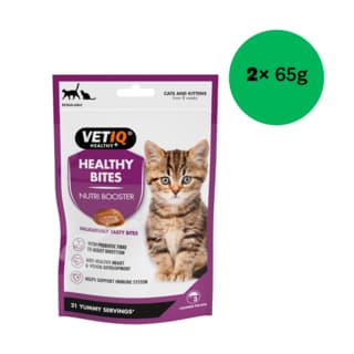 VetIQ Healthy Bites Nutri Booster Kitten Vitamin Treats - 130g (2 x 65g)